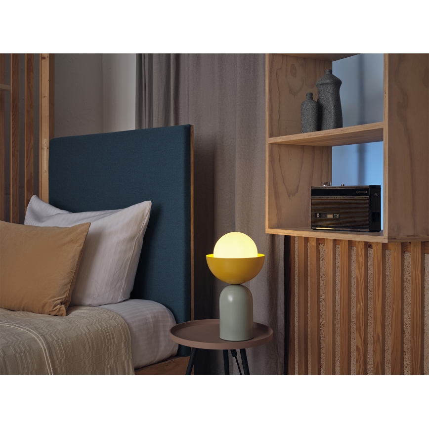 Osram - Lampă de masă DECOR BOWL 1xE14/25W/230V verde/galben