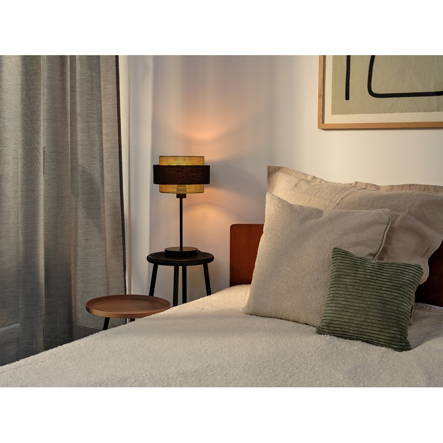 Osram - Lampă de masă DECOR HORNET 1xE27/10W/230V negru/auriu