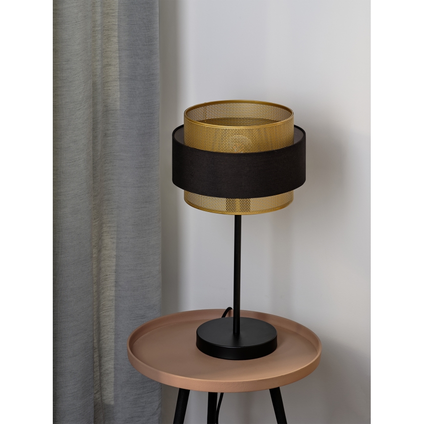 Osram - Lampă de masă DECOR HORNET 1xE27/10W/230V negru/auriu