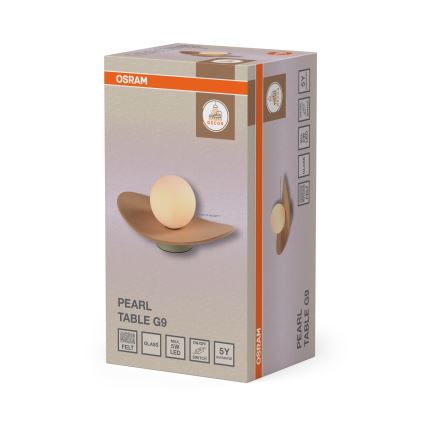 Osram - Lampă de masă DECOR PEARL 1xG9/5W/230V bej