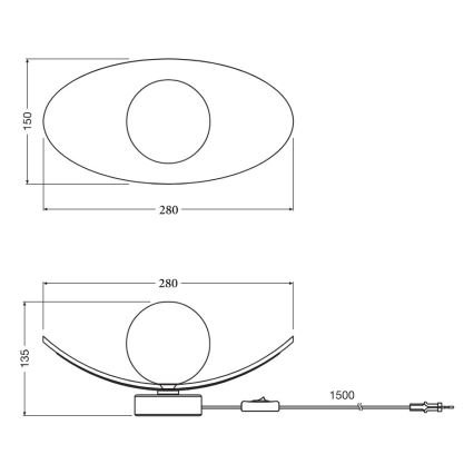 Osram - Lampă de masă DECOR PEARL 1xG9/5W/230V bej