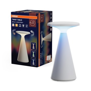 Osram - Lampă de masă pentru exterior SMART+ TWIST, LED RGB reglabilă prin atingere, reîncărcabilă, LED/1,35W/3,7V 1800 mAh IP44