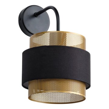 Osram - Lampă de perete DECOR HORNET 1xE27/10W/230V negru/auriu