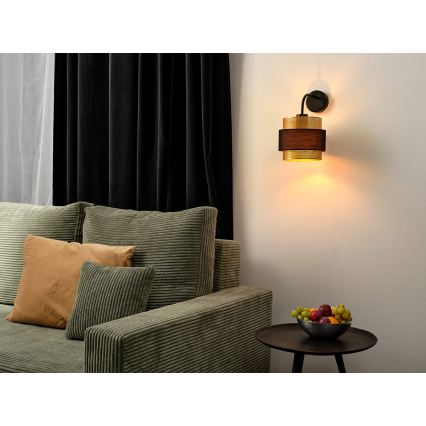 Osram - Lampă de perete DECOR HORNET 1xE27/10W/230V negru/auriu
