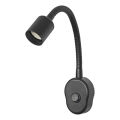 Osram - Lampă de perete flexibilă PLUG TUBE FLEX 1xGU10/5W/230V neagră