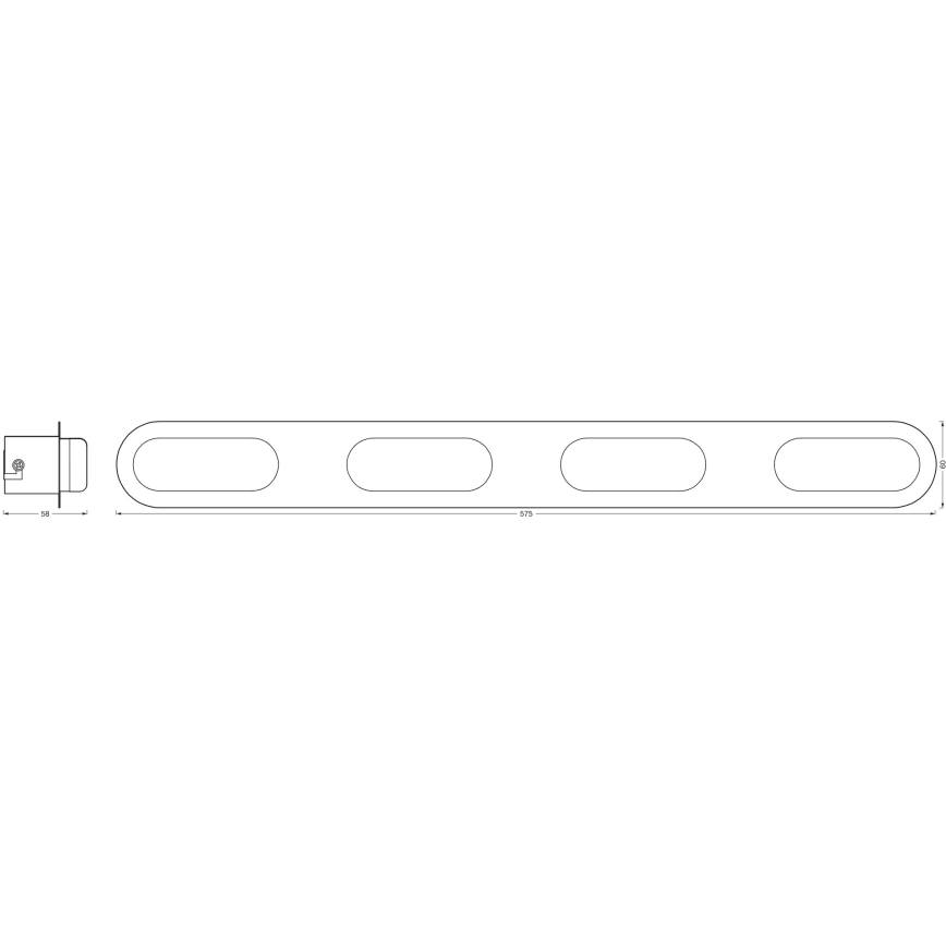 Osram - Aplica LED de perete pentru baie SMART+ DUPLO, reglabilă, 24W, 230V, 3000-6500K, IP44, Wi‑Fi