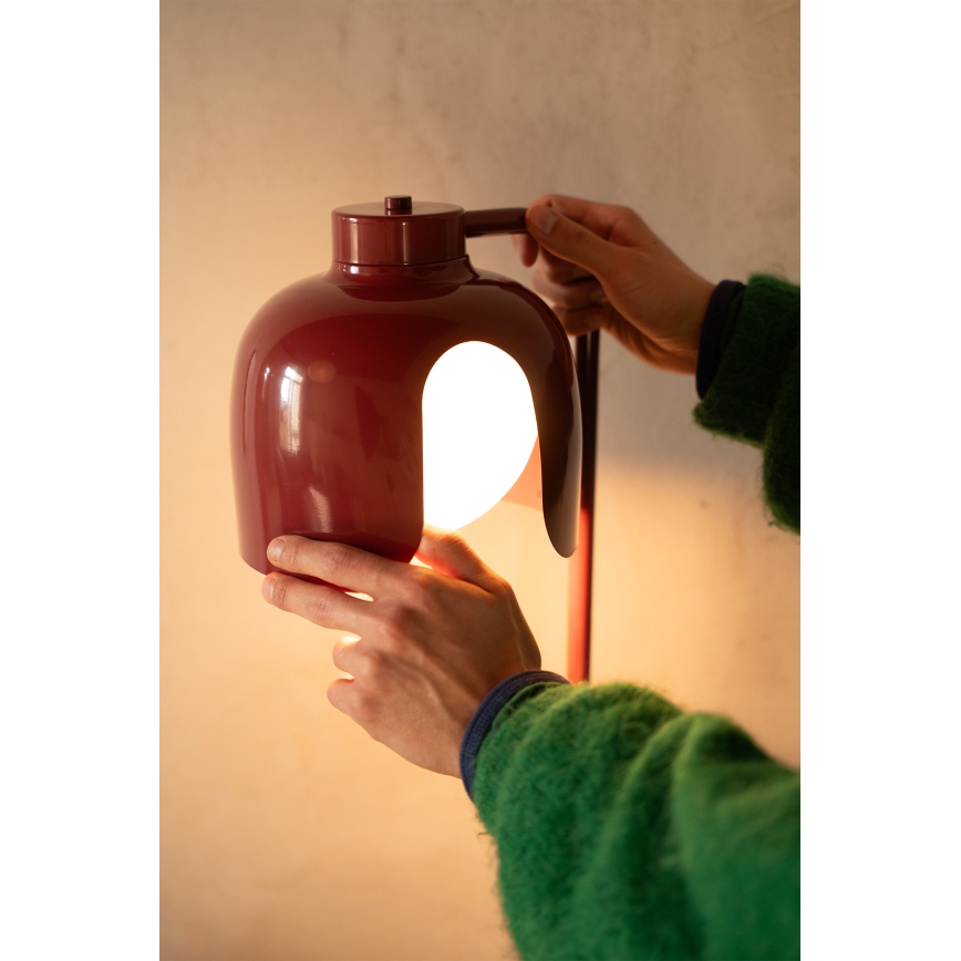 Osram - Lampă de podea DECOR COROLLE 1xE27/15W/230V roșie