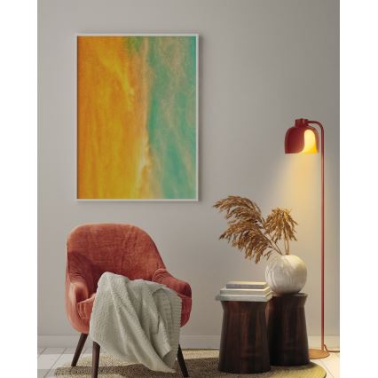 Osram - Lampă de podea DECOR COROLLE 1xE27/15W/230V roșie