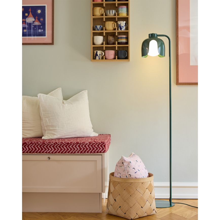 Osram - Lampă de podea DECOR COROLLE, 1xE27/15W/230V, verde