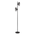 Osram - Lampă de podea DECOR SMOKE 2xE14/12W/230V negru/gri fumuriu