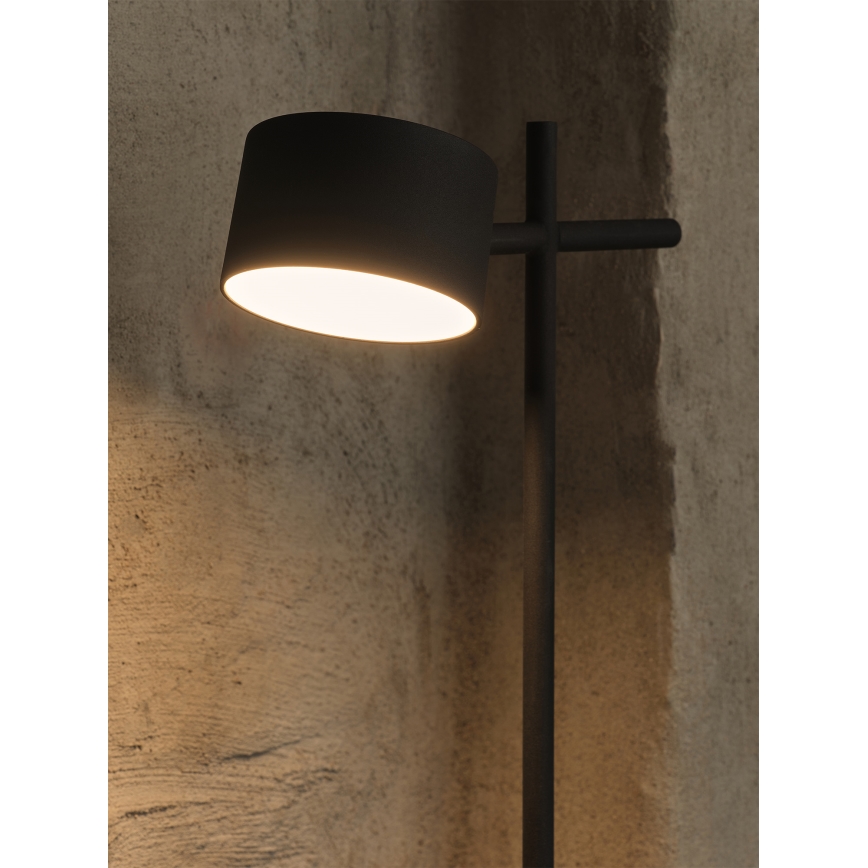 Osram - Lampă de podea tactilă LED reglabilă DECOR KYOTO LED/12W/230V CRI 90, neagră