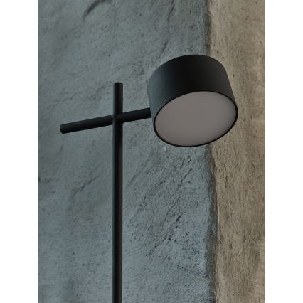 Osram - Lampă de podea tactilă LED reglabilă DECOR KYOTO LED/12W/230V CRI 90, neagră