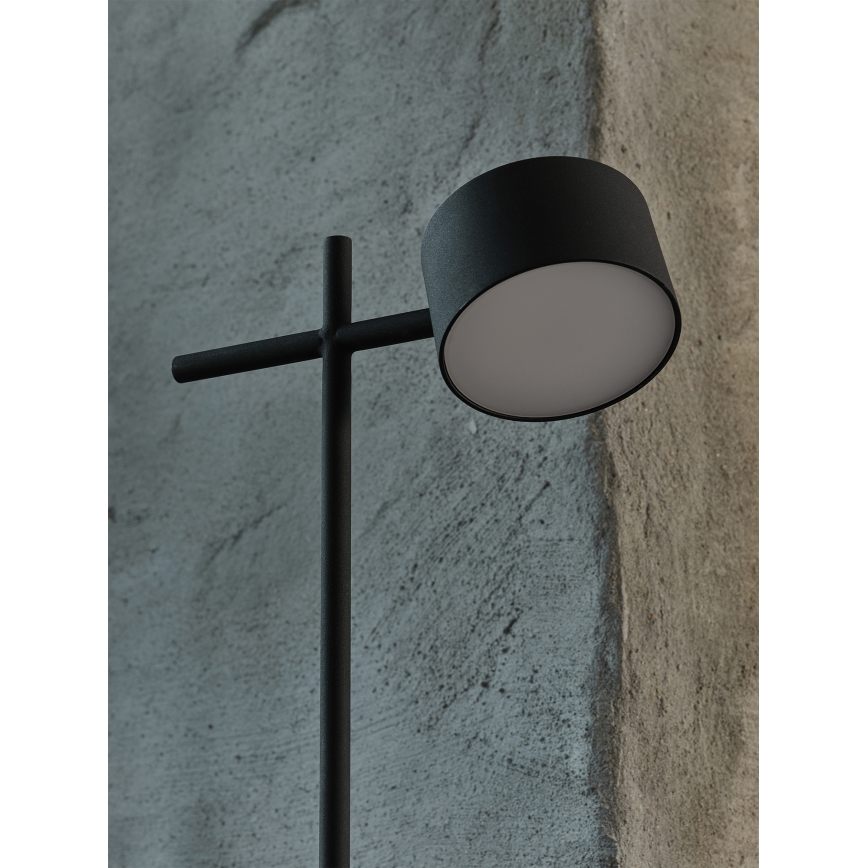 Osram - Lampă de podea tactilă LED reglabilă DECOR KYOTO LED/12W/230V CRI 90, neagră