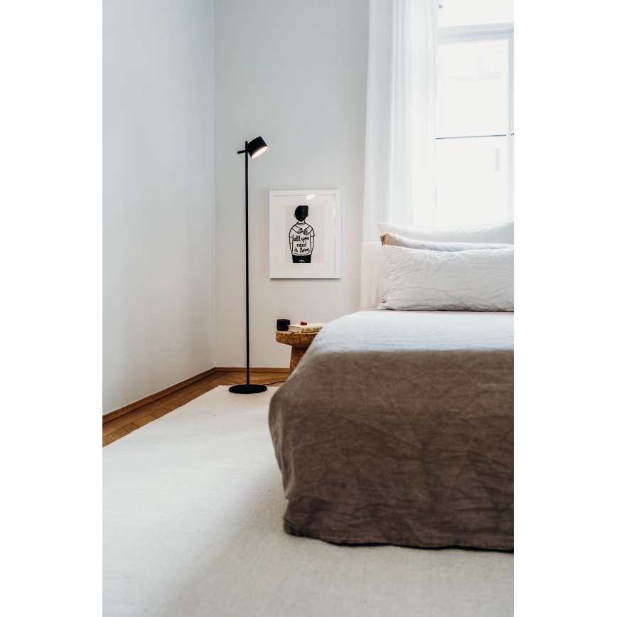 Osram - Lampă de podea tactilă LED reglabilă DECOR KYOTO LED/12W/230V CRI 90, neagră