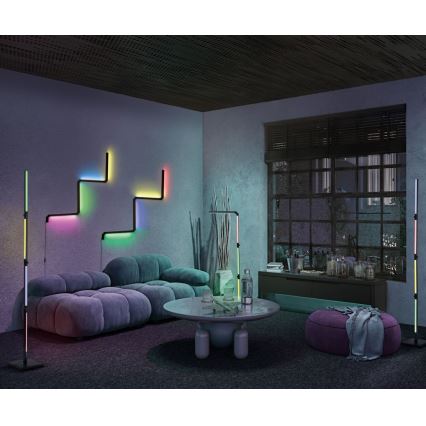 Osram - Lampă de podea LED RGBW dimabilă 2 în 1 SMART+ MAGIC LED/24W/230V Wi-Fi