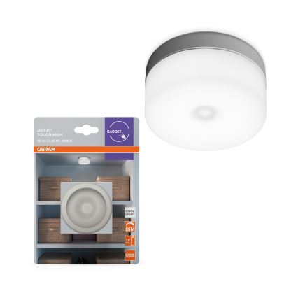 Osram DOT-IT - Lampă de veghe LED reglabilă, 0,45W/5V, 500 mAh, alb