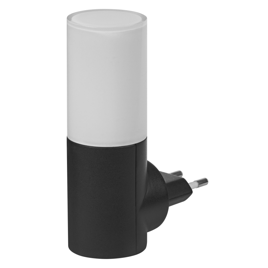 Osram - Lampă de veghe LED LUNETTA cu senzor de amurg, LED/0,2W/230V, negru