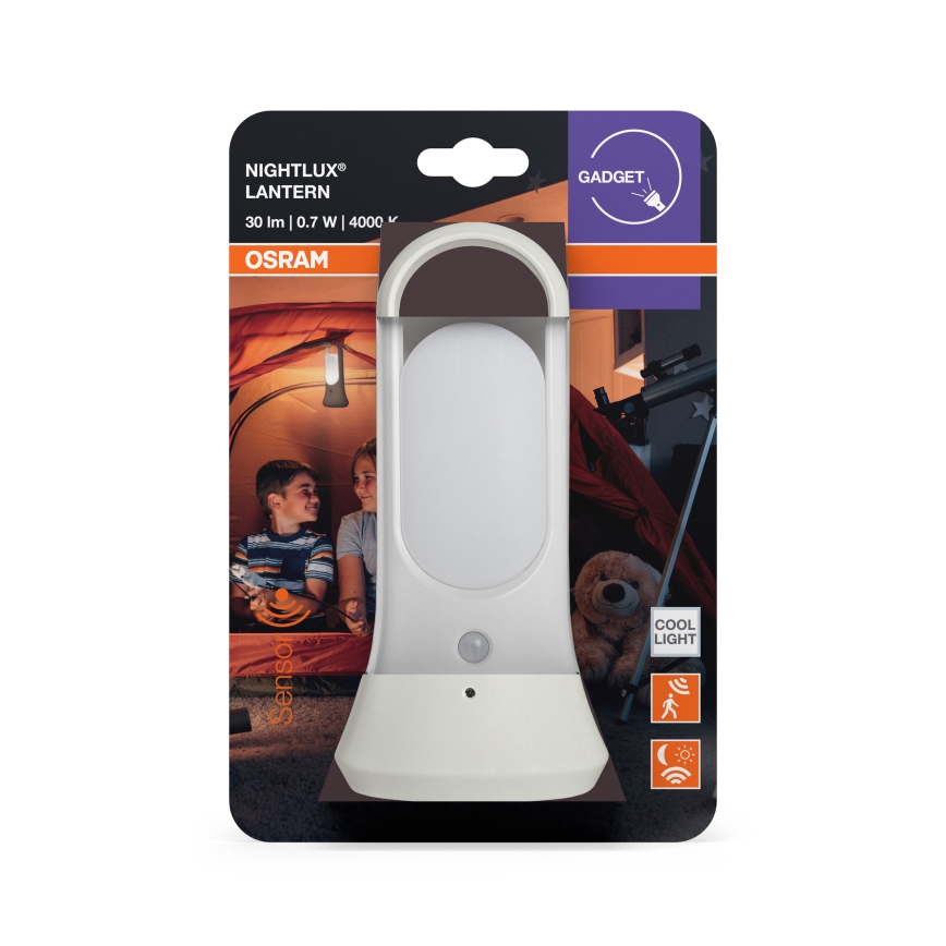 Osram - Lampă LED de orientare cu senzor de mișcare și de amurg MOBILE LED/0,7W/4xAAA, albă