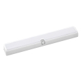 Osram - Lampă LED dimerizabilă pentru montaj sub dulap, cu senzor de mișcare și de amurg LINEAR LED/3,8W/5V/3xAA 3000K 30 cm albă