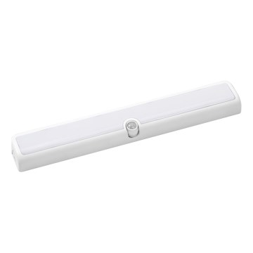 Osram - Lampă LED dimerizabilă pentru montaj sub dulap, cu senzor de mișcare și de amurg LINEAR LED/3,8W/5V/3xAA 3000K 30 cm albă