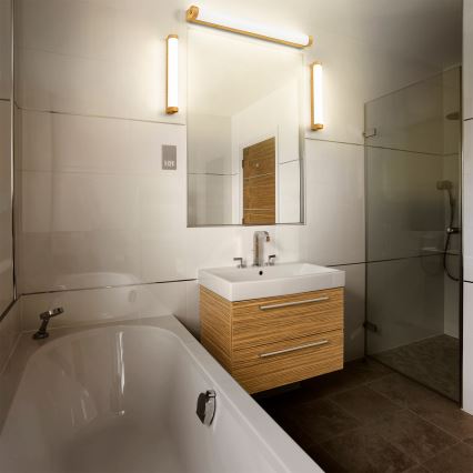 Osram - ORBIS TUBE, corp de iluminat LED reglabil pentru oglindă de baie, 12 W, 230 V, 3000/4000 K, 60 cm, IP44, maro