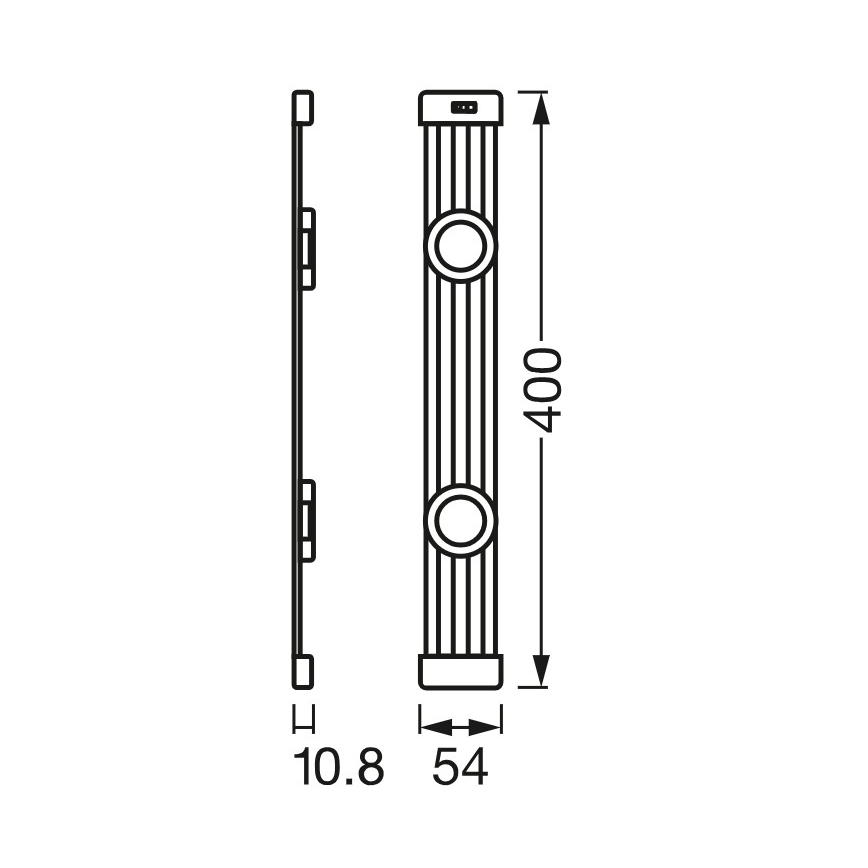 Osram - Lampă LED sub dulap reglabilă cu senzor de mișcare LINEAR MAGNET LED/7W/230V 4000K 40 cm alb