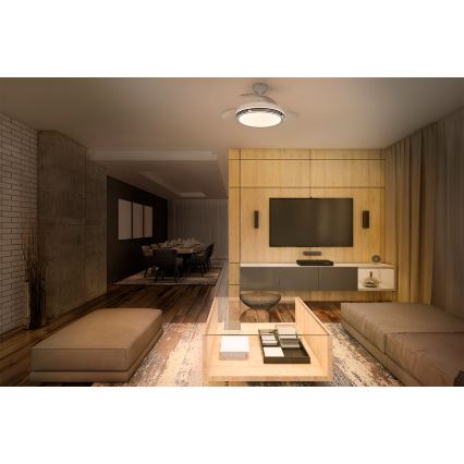 Osram - Lampă de tavan LED dimabilă cu ventilator LEVECHE LED/36W/230V 3000/4000/6500K + telecomandă