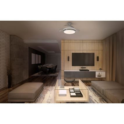 Osram - Lampă de tavan LED dimabilă cu ventilator LEVECHE LED/36W/230V 3000/4000/6500K + telecomandă
