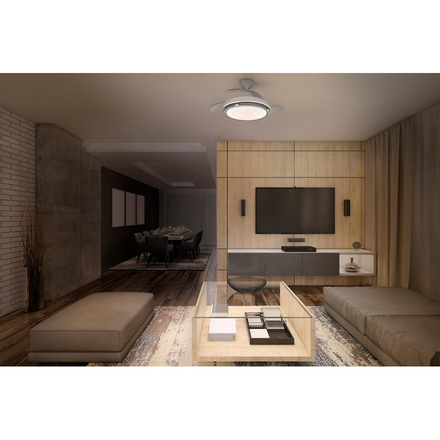Osram - Lampă de tavan LED dimabilă cu ventilator LEVECHE LED/36W/230V 3000/4000/6500K + telecomandă