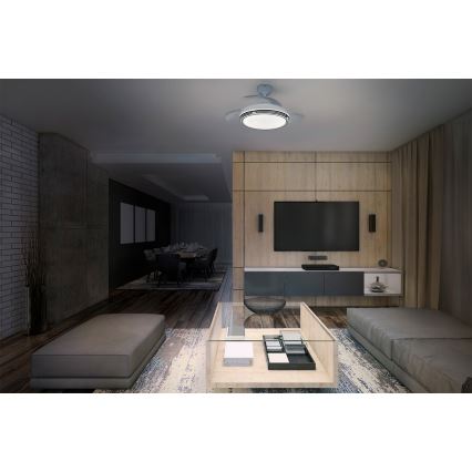 Osram - Lampă de tavan LED dimabilă cu ventilator LEVECHE LED/36W/230V 3000/4000/6500K + telecomandă