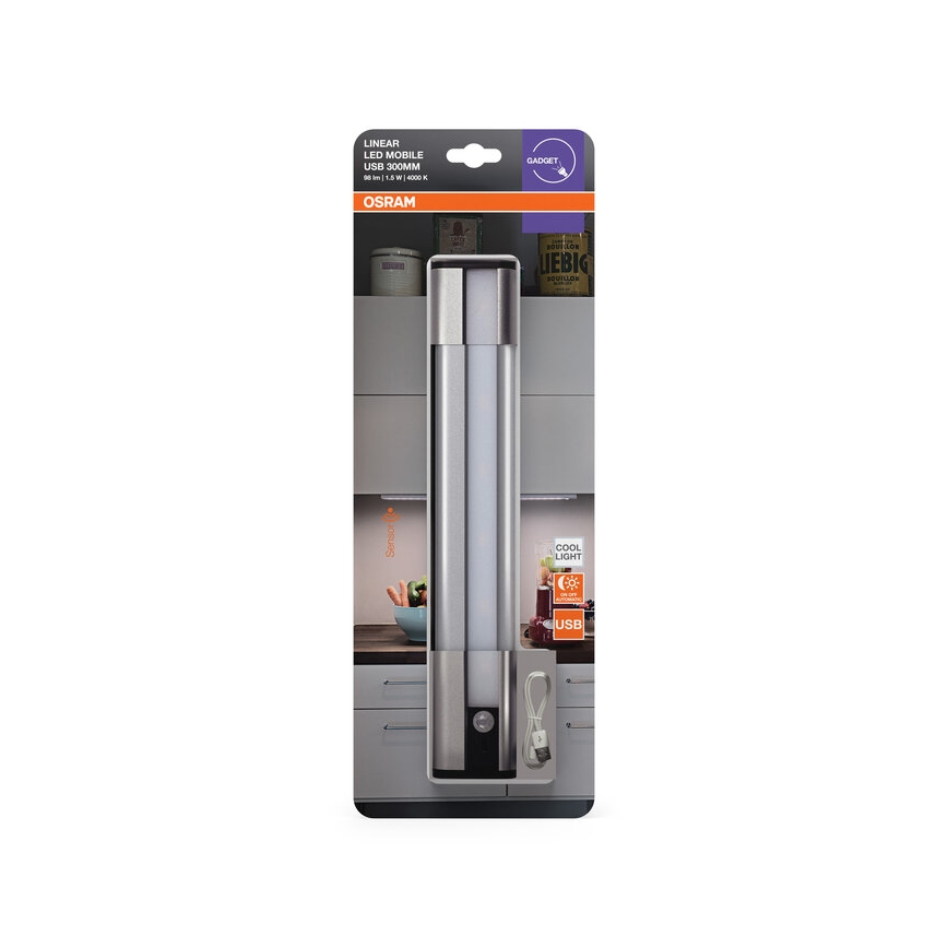 Osram - Lampă LED sub dulap cu senzor MOBILE LED/1,5W/3,7V 1800 mAh
