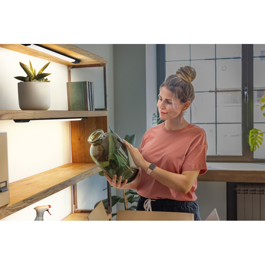Osram - Lampă LED dimmabilă pentru montaj sub mobilier cu senzor de mișcare LINEAR EDGE LED/8W/230V 3000/4000/6500K 50 cm negru