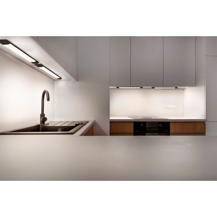 Osram - Lampă LED dimmabilă pentru montaj sub mobilier cu senzor de mișcare LINEAR EDGE LED/8W/230V 3000/4000/6500K 50 cm negru