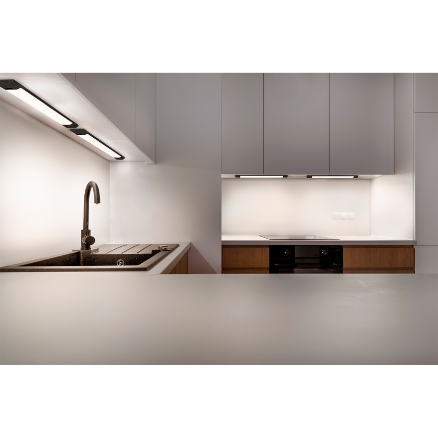 Osram - Lampă LED dimmabilă pentru montaj sub mobilier cu senzor de mișcare LINEAR EDGE LED/8W/230V 3000/4000/6500K 50 cm negru