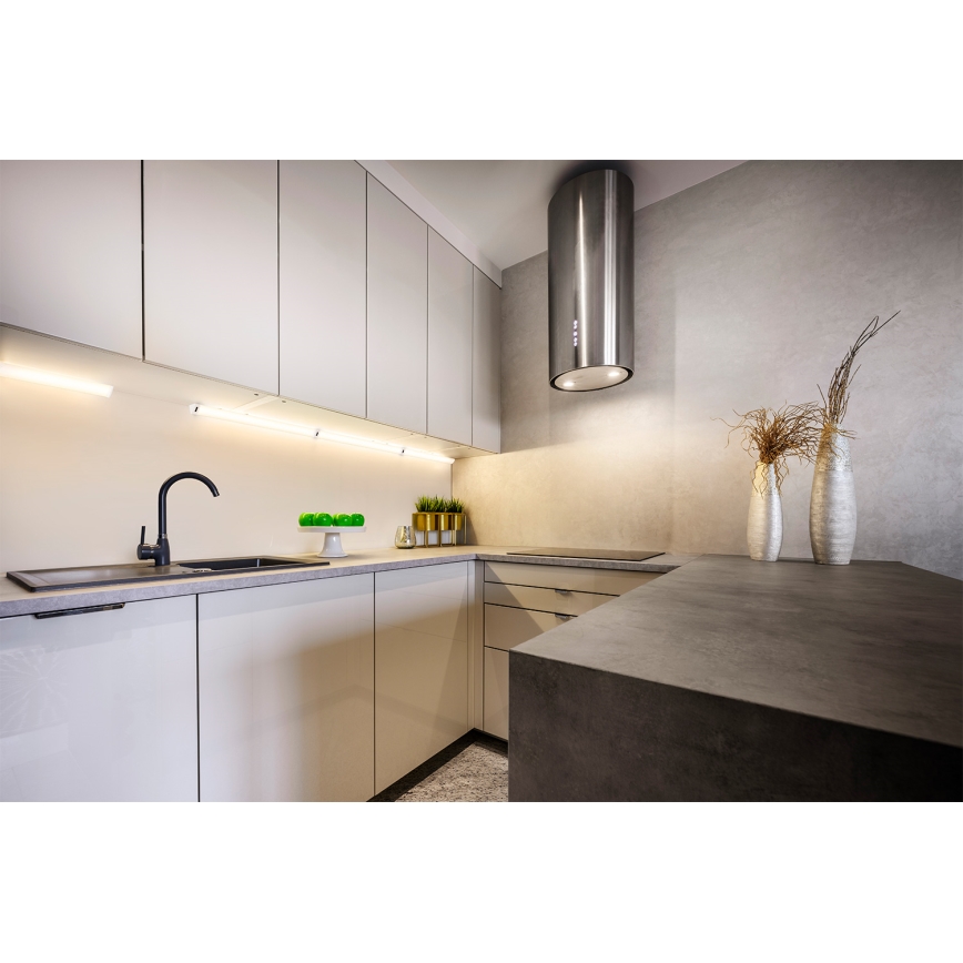 Osram - Corp de iluminat LED sub dulap reglabil cu senzor de mișcare LINEAR ANGLE LED/7,5W/230V 3000/4000/6500K 55 cm alb