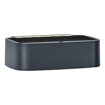 Osram - Lampă solară de perete LED cu intensitate reglabilă ENDURA STYLE, 7,6W/4,2V, 2000 mAh, IP65, antracit