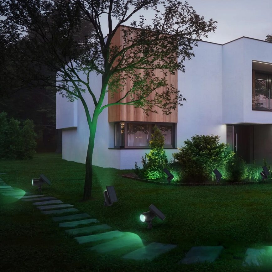 Osram - Lampă solară LED RGBW reglabilă SMART+ SOLAR LED/0,6W/3,7V 2000 mAh 3000-6500K IP44