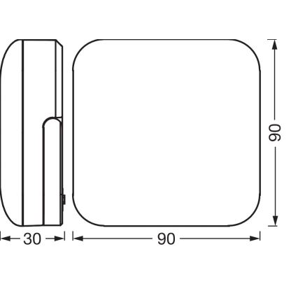 Osram - Lampă solară portabilă LED NIGHTLUX, 2W/5V, IP54, gri