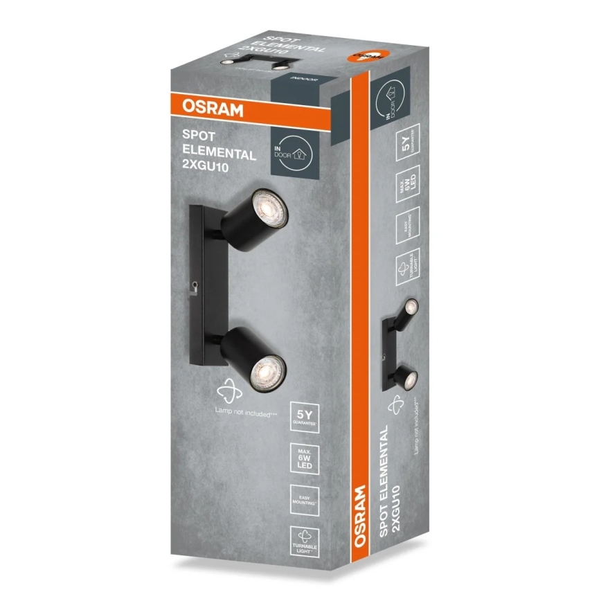 Osram - Lampă spot ELEMENTAL 2xGU10/6W/230V