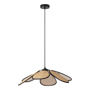 Osram - Lampă suspendată cu cablu DECOR RATTAN 1xE27/15W/230V Ø 58 cm bej/negru