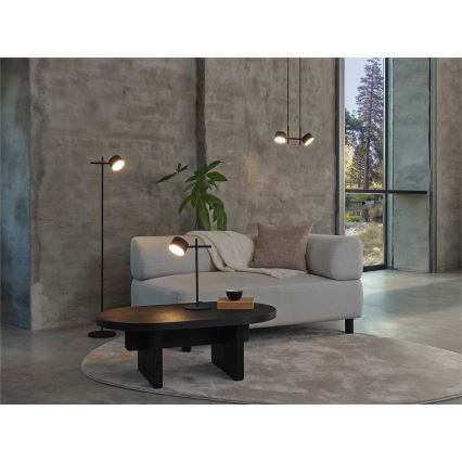 Osram - Lustră LED dimabilă suspendată pe cablu DECOR KYOTO, 2 x 10W, 230V, CRI 90, neagră