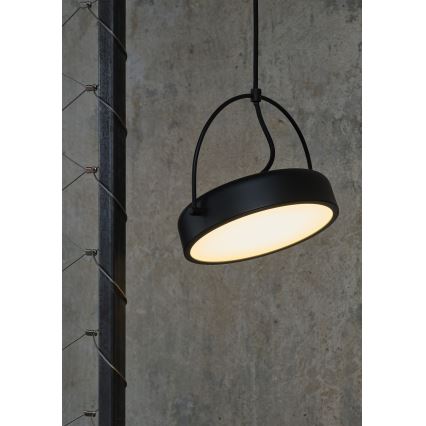 Osram - Lampă suspendată LED pe cablu DECOR PUCK LED/12W/230V CRI 90 neagră