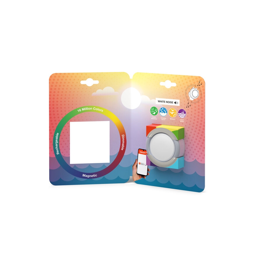 Osram - Lampă de veghe LED RGBW tactilă, reglabilă SMART+ DOT-IT LED/0,5W/3,7V 300 mAh