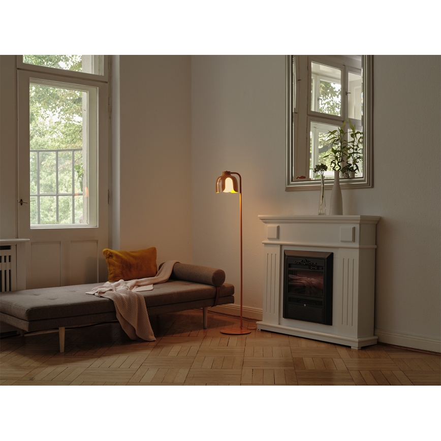 Osram - Lampadar DECOR COROLLE 1xE27/15W/230V, portocaliu