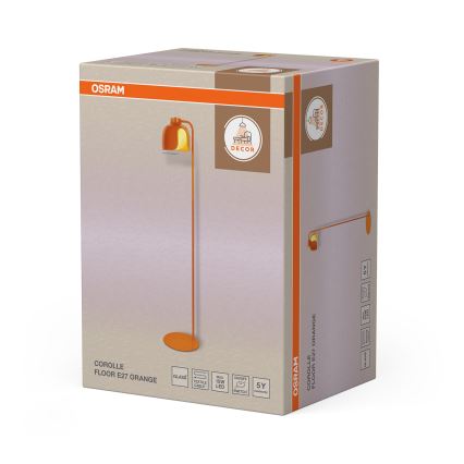 Osram - Lampadar DECOR COROLLE 1xE27/15W/230V, portocaliu