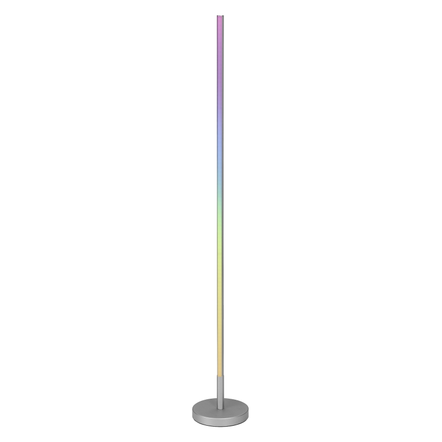 Osram - Lampă de podea LED RGBW reglabilă SMART+ MAGIC LED/11,5W/230V 2700-6500K argintie Wi-Fi + telecomandă