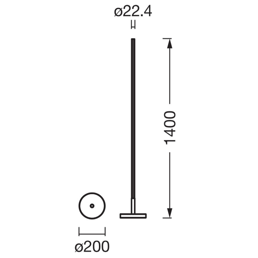 Osram - Lampă de podea LED RGBW reglabilă SMART+ MAGIC LED/11,5W/230V 2700-6500K argintie Wi-Fi + telecomandă