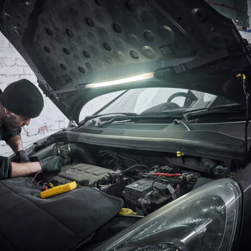 Osram - Lanternă de inspecție LED reglabilă pentru auto LEDINSPECT INSPECTION LIGHT LED/10W/3,7V 2200 mAh
