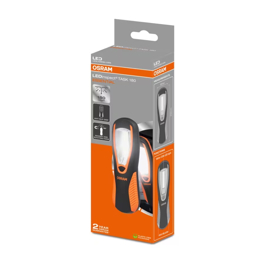 Osram - Lanternă LED LEDINSPECT TASK 180 ESSENTIAL, 3 W, 3xAAA