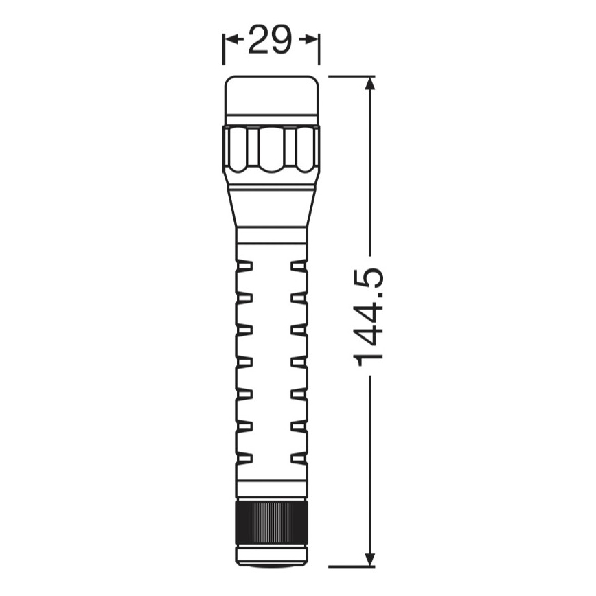 Osram - LEDINSPECT TORCH 350 ESSENTIAL, lanternă LED reglabilă, 4W, 2xAAA, IP44